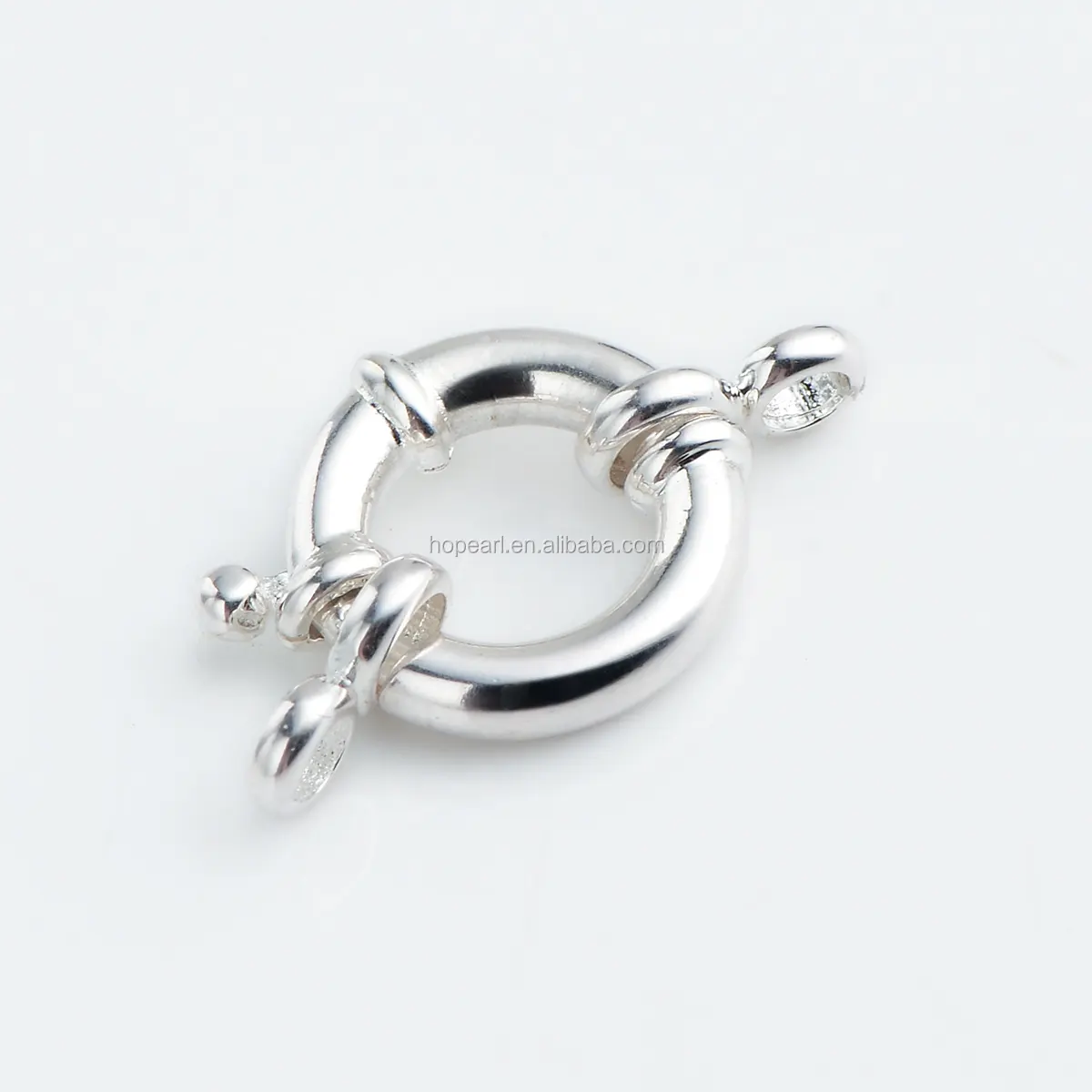 SSK01 Springring für Halskette Armband Schmuck, Der 925 Silber Verschlüsse Grundlegende Erkenntnisse Frühling Ring Verschluss