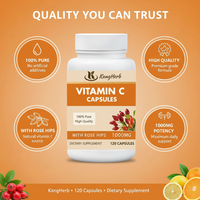 Capsules de Vitamine C en Gros de Marque Privée OEM 100% Haute Pureté avec Acide Ascorbique