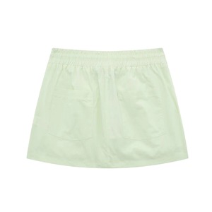 All'ingrosso della fabbrica Oem Custom delle donne Top abito corto alla moda con cerniera verde a maniche corte camicia con coulisse <span class=keywords><strong>pantaloni</strong></span> - Product Image 4
