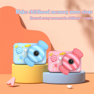 Appareil <span class=keywords><strong>photo</strong></span> numérique HD 1080P pour tout-petits, étuis en plastique et silicone, écran <span class=keywords><strong>de</strong></span> 2,0 pouces, MicroSD, photographie en un clic, appareil <span class=keywords><strong>photo</strong></span> pour enfants - Product Image 1