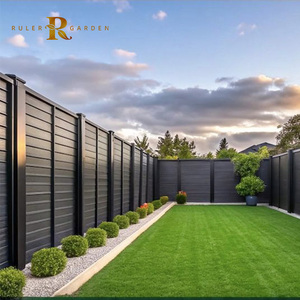 Valla <span class=keywords><strong>de</strong></span> Aluminio para Exteriores Fácil <span class=keywords><strong>de</strong></span> Instalar, Valla <span class=keywords><strong>de</strong></span> Privacidad para Casa, Jardín, Patio Trasero, Decoración <span class=keywords><strong>de</strong></span> Seguridad, Paneles Horizontales <span class=keywords><strong>de</strong></span> Aluminio - Product Image 1