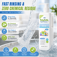 Liquide vaisselle pour enfants Nary Organic, doux, écologique, pour la cuisine et la vaisselle, détergent multifonctionnel de qualité alimentaire