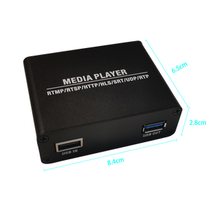 Lecteur multimédia USB <span class=keywords><strong>MP4</strong></span> vers Internet HTTP UDP SRT HLS, encodeur <span class=keywords><strong>MP4</strong></span> USB vers IP - Product Image 3