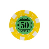 Nymph — jeu à Roulette, jetons vierges, ABS, 39mm, avec poids, pour jouer au Poker