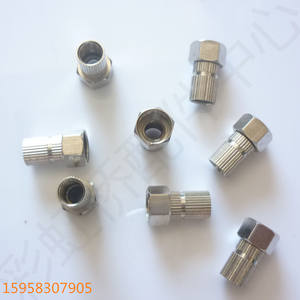 Adaptateur coaxial F Connecteur RF Mâle-Femelle Fileté pour Extension de Câble TV 75 Ohms - Product Image 1