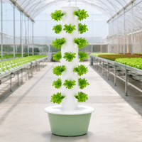 Système de culture hydroponique empilable - Jardinière verticale modulaire pour la culture à domicile et commerciale à l'échelle nationale