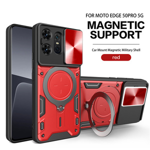 เคสสำหรับ Motorola Edge <span class=keywords><strong>70</strong></span>/Edge 60 Fusion/Edge 60 Ultra/G86/G06 พร้อมฝาปิดเลนส์แบบเลื่อน วงแหวนยึดแม่เหล็ก ป้องกันอย่างดี หรูหรา - Product Image 3