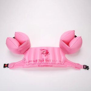 Qicaibei Children's <b>Inflatable</b> Swimming <b>Float</b> Belt Pink Buoyancy Aid For Water Play - Product Image 1