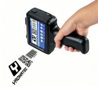Imprimante à jet d'encre portable Yaomatec, machine de codage portable pour l'impression de dates, de codes QR et de codes-barres sur carton, plastique, métal, bois