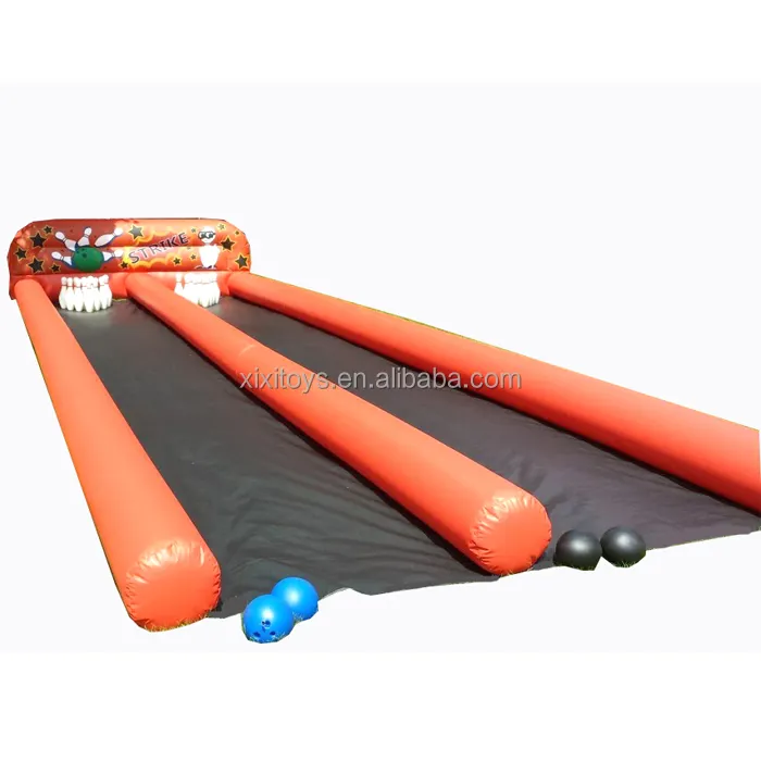 Xixi Speelgoed Draagbare Fun Bowling Games Opblaasbare Bowling Pins Alley Voor Party Fun