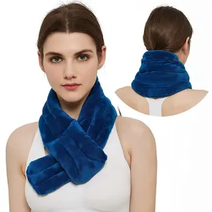 microwave moist heat pack heated neck and shoulder wrap weighted microwaveable heating pads