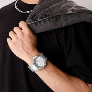 Nouvelle montre à quartz pour homme NAVIFORCE 9245, bracelet en acier inoxydable, étanche, avec lumière nocturne, calendrier, montre de sport décontractée - Product Image 3