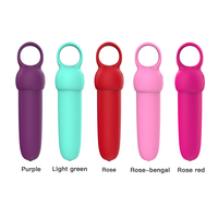 Mini vibromasseur puissant pour stimulation clitoridienne/du point G, masturbation vaginale pour femmes, silicone liquide, toucher extra doux
