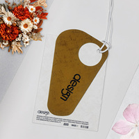 Etiquetas de Marca de Lujo con Logotipo, Etiquetas de Código de Barras Ecológicas e Impermeables, Etiquetas Colgantes de Alta Calidad, Tarjetas Gruesas y Duraderas para Ropa