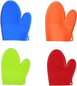 Gant de four en silicone de haute qualité en forme de deux doigts, gant de cuisine en silicone - Product Image 1