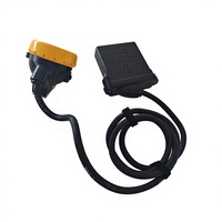 Lámpara de Seguridad para Casco LED KL8M Industrial, Portátil, Resistente al Agua, con Batería de Iones de Litio, IP65