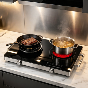 Cocina Eléctrica Portátil Eficiente, de <span class=keywords><strong>Gas</strong></span> y Eléctrica, con Control Táctil, Multifuncional, para Uso en Exteriores, de Sobremesa, Moderna - Product Image 6