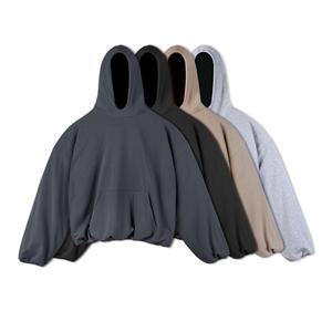 Sudaderas con capucha para hombre, personalizadas al por mayor con logotipo, 100% algodón, doble capa, 460 gramos, estilo urbano, oversize, <span class=keywords><strong>vintage</strong></span>, moda urbana. - Product Image 2