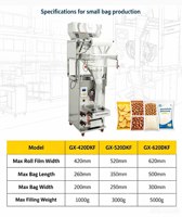 Automatische notenverpakkingsmachines voor kleine bedrijven, 20 zakjes/min popcorn, bananen, aardappelchips, multifunctionele verpakkingsmachines