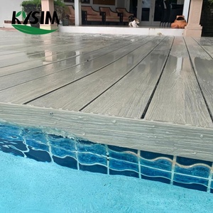 Composed <strong>Materials</strong> Outdoor Waterproof Swimming Pool Garden Patio Aluminum ASA WPC <strong>Composite</strong> Decking Floor - Product Image 2