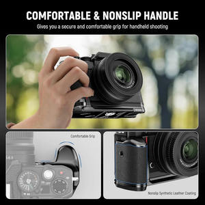 Neewer ZFC แผ่นฐานติดตั้งกล้องอะลูมิเนียมอัลลอยย้อนยุคแบบบางพิเศษพร้อมที่จับรูปตัว L สำหรับ <span class=keywords><strong>Nikon</strong></span> <span class=keywords><strong>Z</strong></span> <span class=keywords><strong>FC</strong></span> - Product Image 3