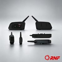 Casque de moto avec interphone V6 Plus, étanche, réduction du bruit, communication duplex intégrale pour 2 motards sur 800 m