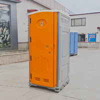 Remorque de toilettes portables faciles à nettoyer, toilettes mobiles d'urgence en HDPE, vente en gros du fabricant chinois