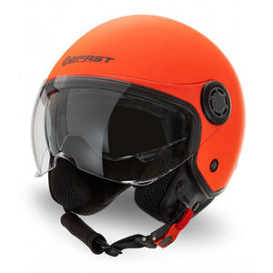 Casque de jet à double visière Befast RAPID III en Matt Fluo Orange XL - Product Image 1
