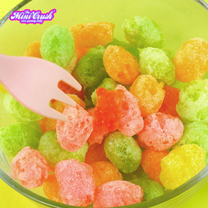 Bear Candy <span class=keywords><strong>Crunch</strong></span> Puffed Gummy Bear Caramelos Personalizados Liofilizados Colores naturales Sabores Fruta dulce Perfumado Azúcar saludable - Product Image 3