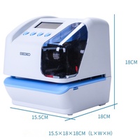 Reloj de Tiempo Digital USB SEIKO TP-50 y Máquina de Fecha con Impresión de Hora Desplazada y Respaldo de Memoria para el Seguimiento de Documentos Comerciales