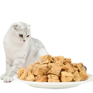 High Nutrition Cat Dogs FD Single Ingredient Freeze Dried Meat Salmon Snacks Pet Various Meat Treats Chews Pet Food