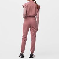 Combinaison Médicale Femme Extensible 4 Directions Anti-Plis en Maille, Douce, Respirante, Multi-Poches, Tenue de Travail Personnalisable pour Hôpital