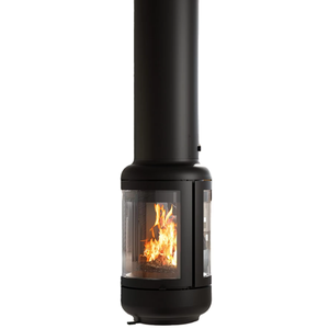 Caminetto Moderno Classico Europeo JK, Stufa <span class=keywords><strong>a</strong></span> Legna da Interno Autoportante o <span class=keywords><strong>a</strong></span> Parete, in Acciaio, per Villa e Cucina - Product Image 1