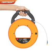 Detector de bloqueo de tuberías batería de litio USB cable 20m 30m alcance 50cm localizador de atascos de tuberías
