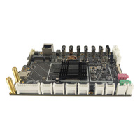 Placa base Rockchip RK3288 DDR4 Itx Android para ordenador/portátil RK3399 RK3568, placa base para proyector Android, enchufe integrado usado
