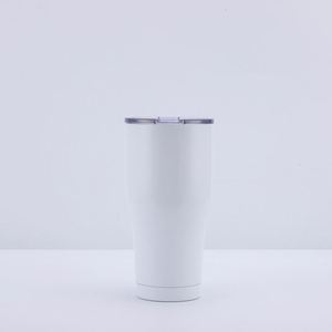 40oz Large Curved Tumbler <b>Double</b> <b>Wall</b> Vacuum Insulated Stainless Steel Mug Powder Coated with Lid Straw - Product Image 3