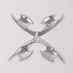 WZXD Cache-moulure décoratif de protection en plastique ABS pour poignée de porte extérieure Rocco 2016 2018 2021 - Product Image 4