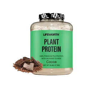 Lifeworth Private Label Pre Workout Textured Soy Vegan Protein Powder Sport Nutrition Supplement