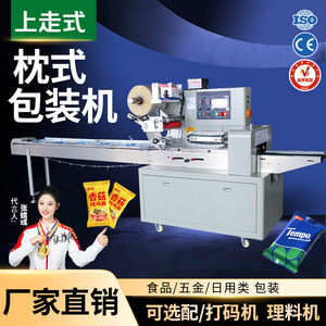 Machine d'emballage de type oreiller Daxiang Machinery - Machine de scellage multifonctionnelle pour aliments, gâteaux de lune, fruits, légumes, pâtisseries - Product Image 2