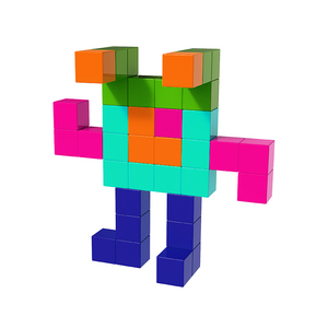 마그네틱 큐브 빌딩 장난감 어린이를위한 혁신적인 마그네틱 빌딩 블록 자폐증 장난감 - Product Image 4