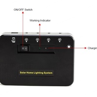 Kits solaires 8W pour l'éclairage domestique et la recharge de téléphones portables