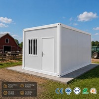 Casas Modulares Contenerizadas de Diseño Modular Moderno, Habitaciones Prefabricadas de Estructura Plana y Estructura de Acero
