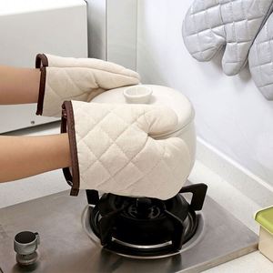 Guantes de Horno Acolchados con Forro de Tela de Rizo, Extra Largos, Resistentes al Calor, Profesionales, para Cocina - Product Image 2