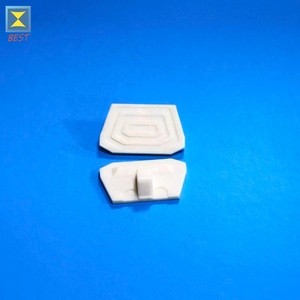 Rechteckige Aluminiumoxid-Keramik platten Kunden spezifische wärme leitende und isolierende Keramik platten Weiß Verschleiß festes Aluminium oxid - Product Image 4