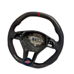 In fibra di carbonio <span class=keywords><strong>Mercedes</strong></span> Benz W204 volante per Cla C117 W176 W212 W213 W207 W218 X204 W117 S204 C204 C63 AMG <span class=keywords><strong>C180</strong></span> - Product Image 2