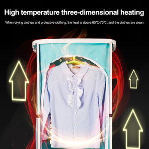 Séchoir à <span class=keywords><strong>linge</strong></span> pliable avec télécommande, écran numérique, <span class=keywords><strong>3</strong></span> niveaux, séchoir à <span class=keywords><strong>linge</strong></span> électrique, machine à sécher les vêtements, 1501W - Product Image 6
