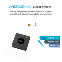 X99 PRO Android 14 ATVOS 2GB RAM 16GB ROM Doble WIFI6 100M 4K Smart TV BOX