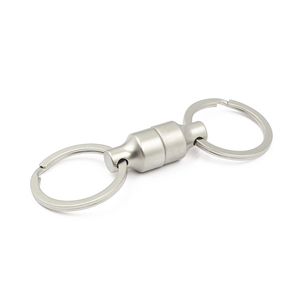 Nouveau style tendance : porte-clés robuste à double aimant néodyme détachable avec procédé de soudage - Product Image 2