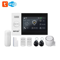 Système d'Alarme de Sécurité Domestique WIFI GSM Haute Qualité 2025 avec Caméra, Système d'Alarme Anti-Intrusion sans Fil Tuya, APP Smart Life GS107