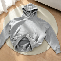 Sweat à capuche ample tendance Y2K de haute qualité pour homme, 100% coton, manches longues, streetwear
